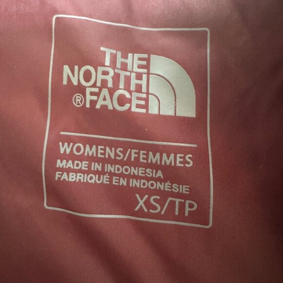 The North Face Endeavor ThermoBall Jacket Hybrid Quilted Hoodie Womens XS Maroon - Picture 5 of 9